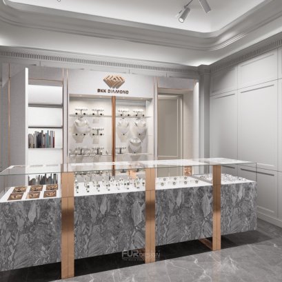 ออกแบบ ผลิต และติดตั้งร้าน : BKK Diamond กทม. New